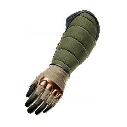 Söldner, schwere Handschuhe