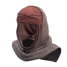 Shadraths Destillanzug, Maske