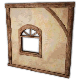 Arched Window Wall, Cottage