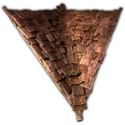 Wooden Roof Inner Corner, Log